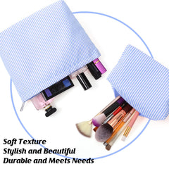 Huhumy estuche maquillaje, fácil de limpiar y mantener su forma