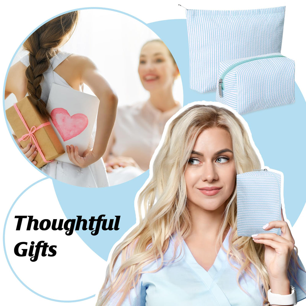 Huhumy gift-ready makeup bag set suitable for birthdays and holidays