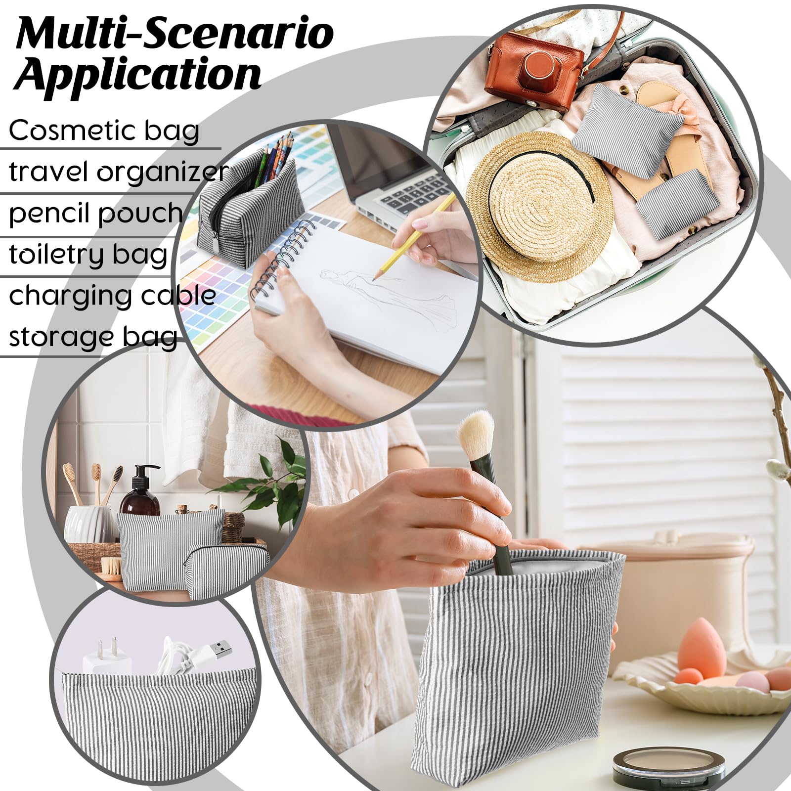 Huhumy gift-ready makeup bag set ready for holidays or occasions