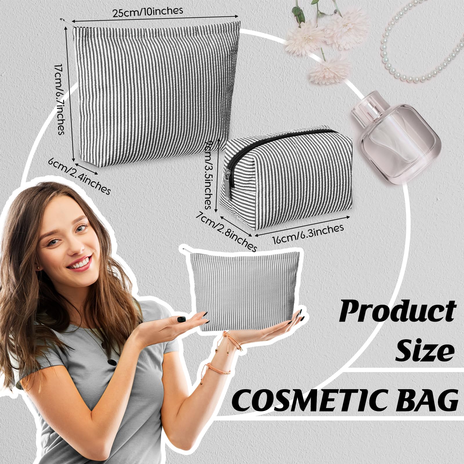 Huhumy travel toiletry bag interior showing compartments for brushes