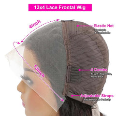 HUIDI 200-density bob wig full bodied look on straight style