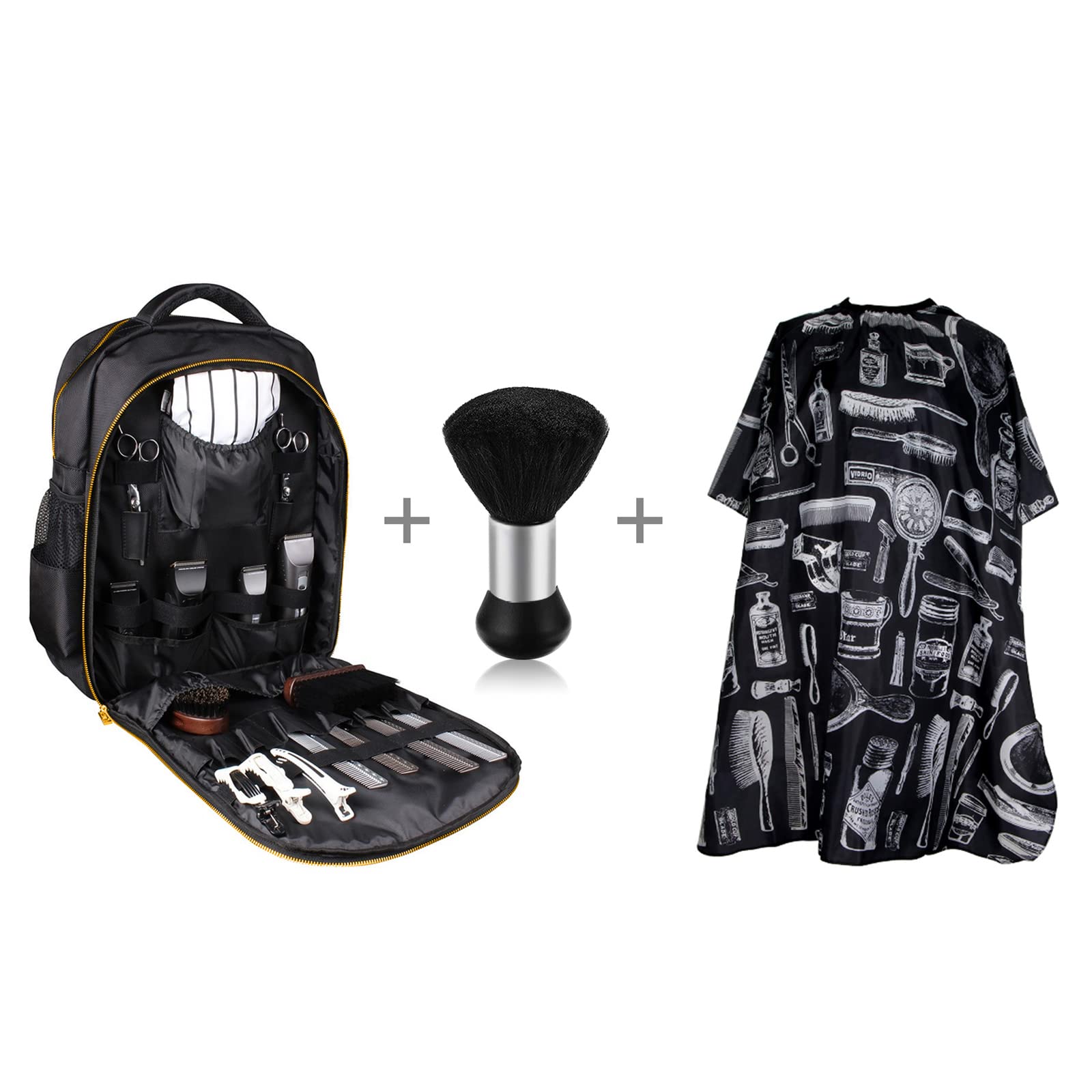 HUIMSWARM barber-bag-pure-copper-zipper-detail highlights durable hardware