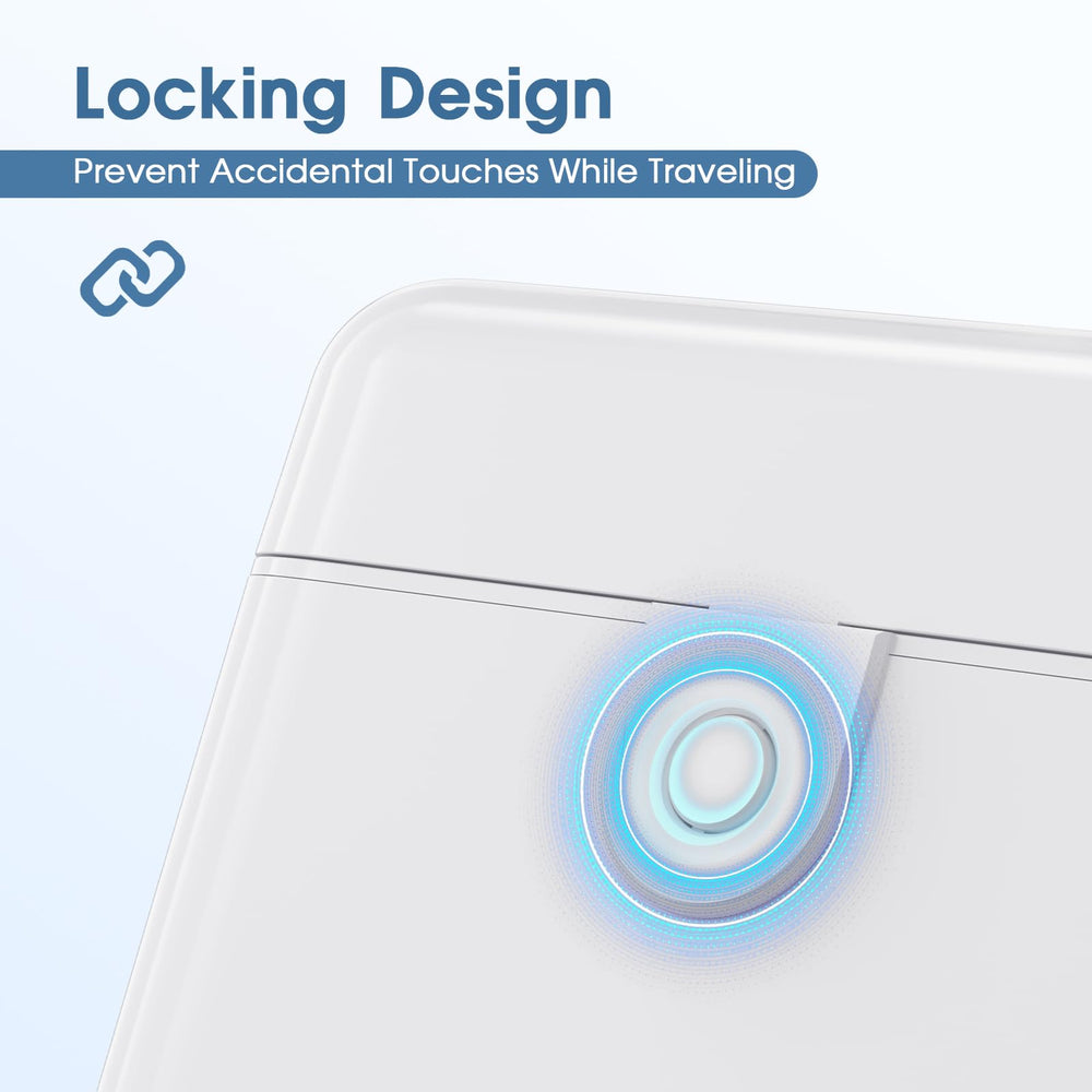 HUITAI travel bottles case press-to-unlock feature for quick access