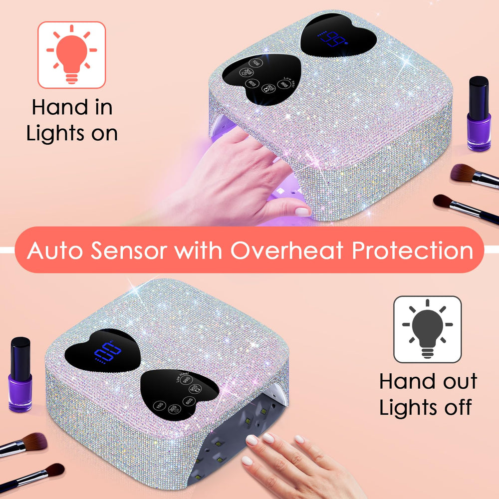 HUITINE infrared sensor auto-cure reduces manual steps during gel sessions