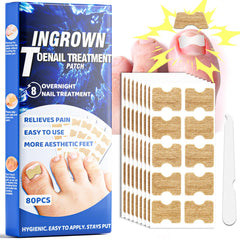 HULEIWA ingrown toenail patches pack shows breathable correction capability