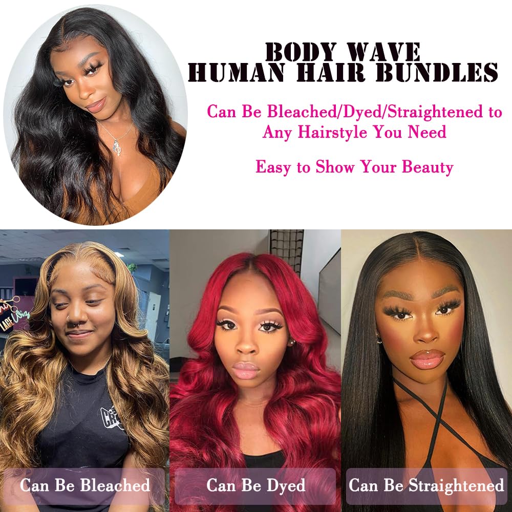 Hullran natural black hair bundle ready to dye or style to your preference.