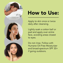 Humane Clarifying Toner with green tea extract and soothing benefits
