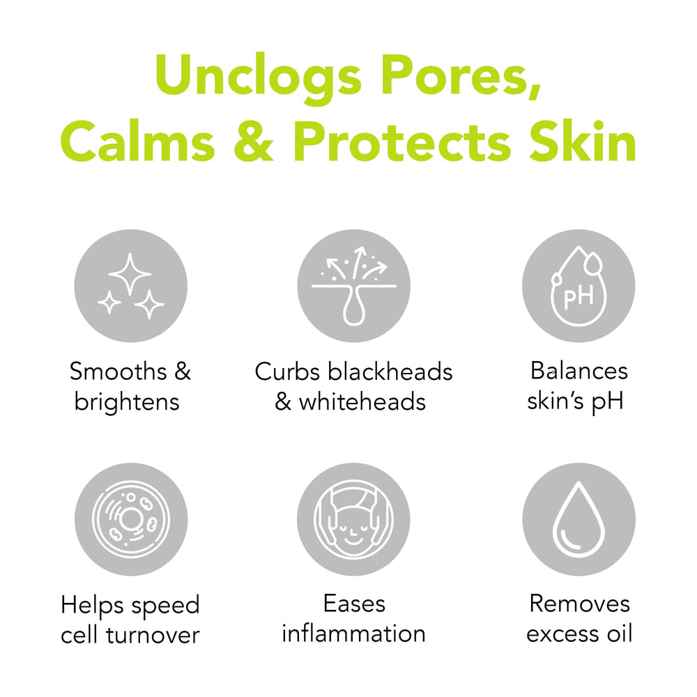 Humane Clarifying Toner pour onto cotton pad for cleansing