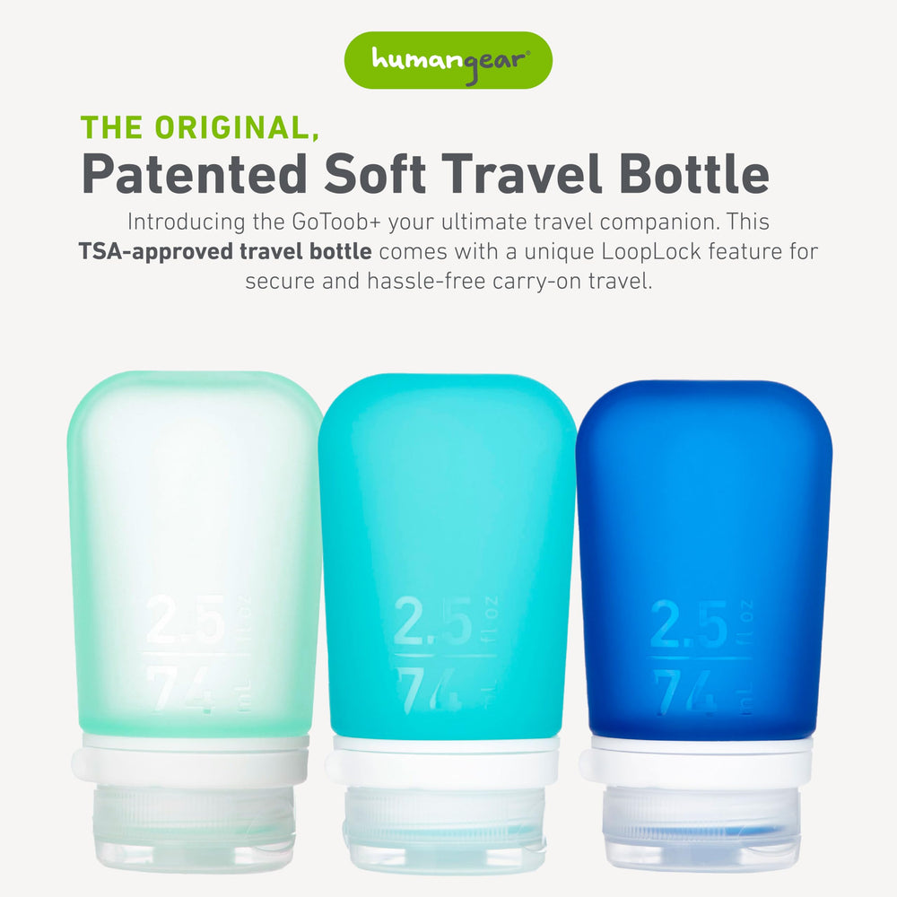 humangear GoToob+ contoured tube for easy filling and cleaning