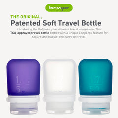 humangear GoToob+ large opening demonstrates easy filling and cleaning