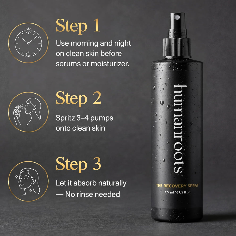 Humanroots after-workout refresh spray resets skin between activities.