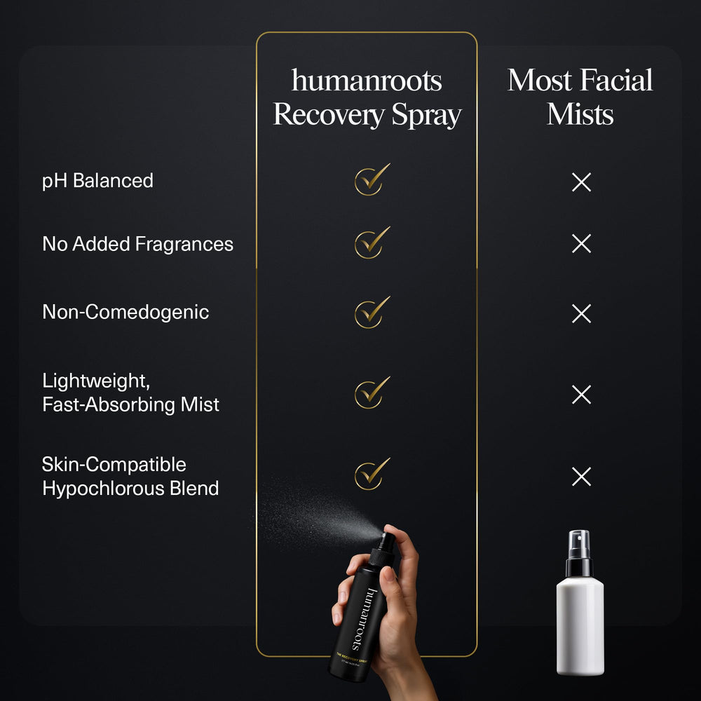 Humanroots all-skin-types formula helps maintain a balanced complexion.