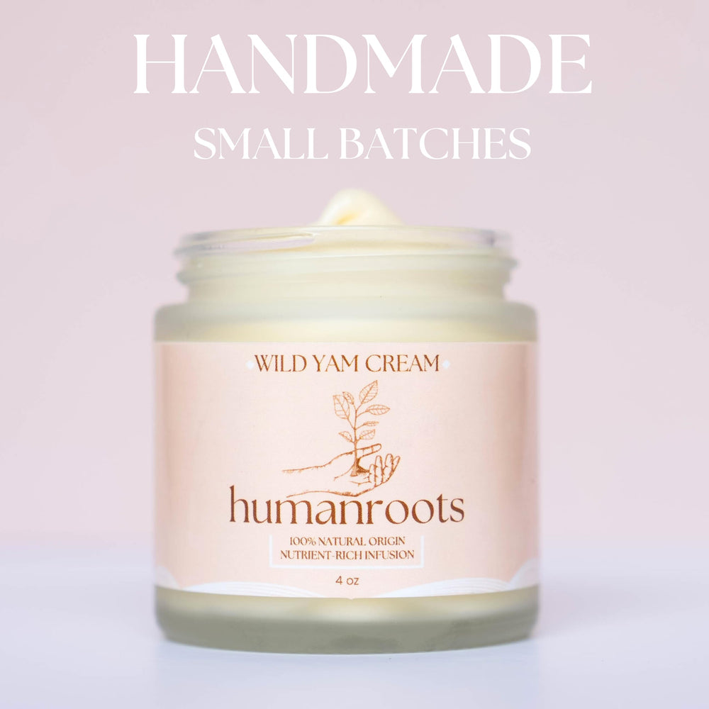 Humanroots Wild Yam Cream handcrafted in Indiana in small batches
