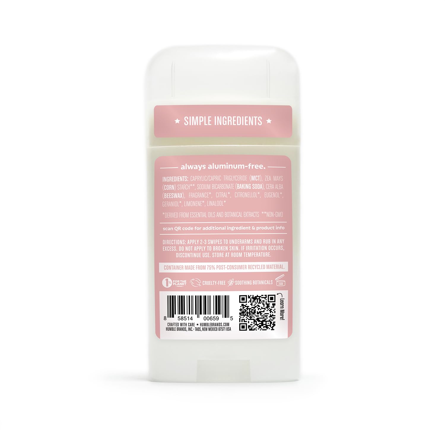 Aluminum-free formula supports comfortable daily wear without harsh additives.