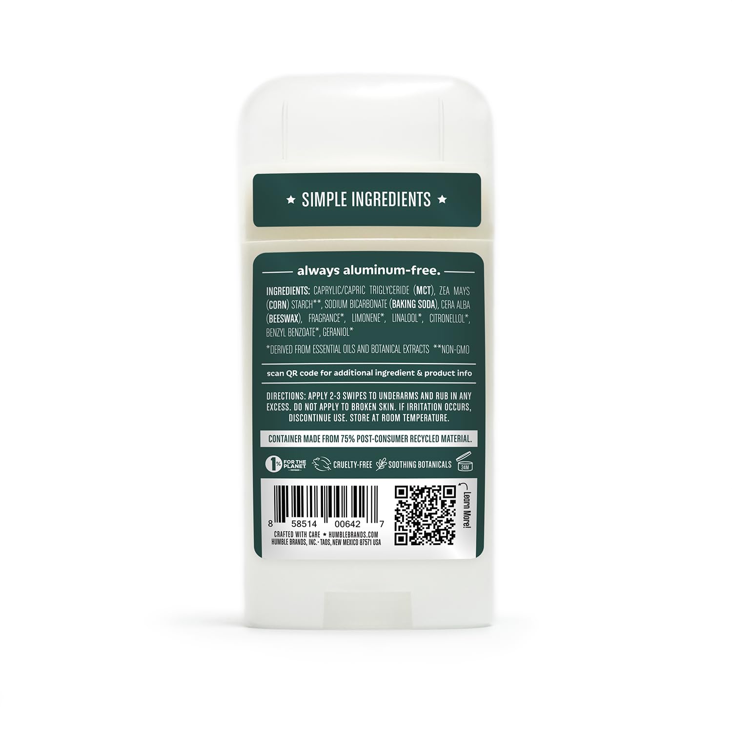 Humble Brands Black Spruce scent visualization with forest notes and lingering freshness.