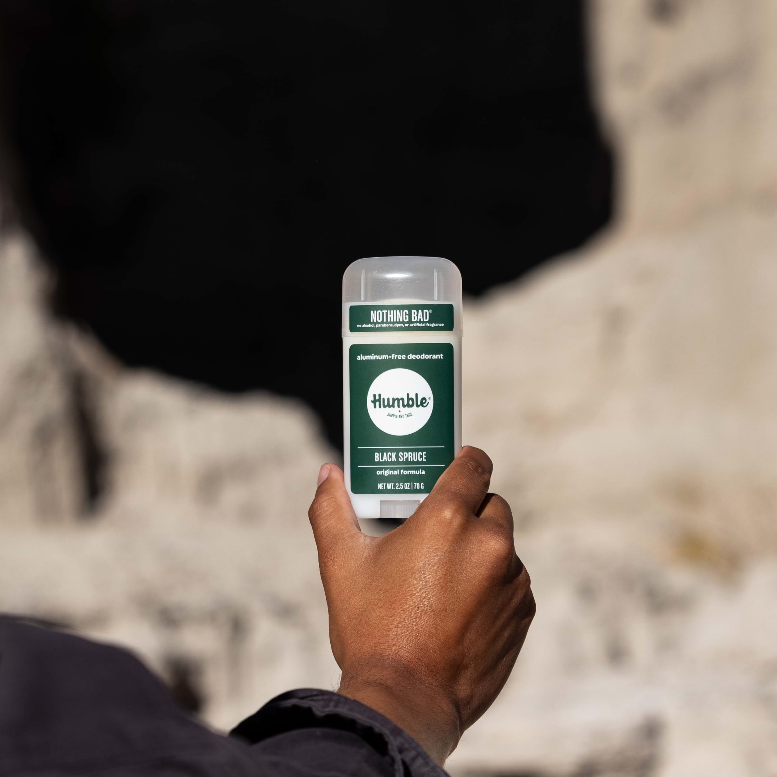 Humble Brands 3-pack packaging on a clean surface for travel-ready convenience and odor protection.
