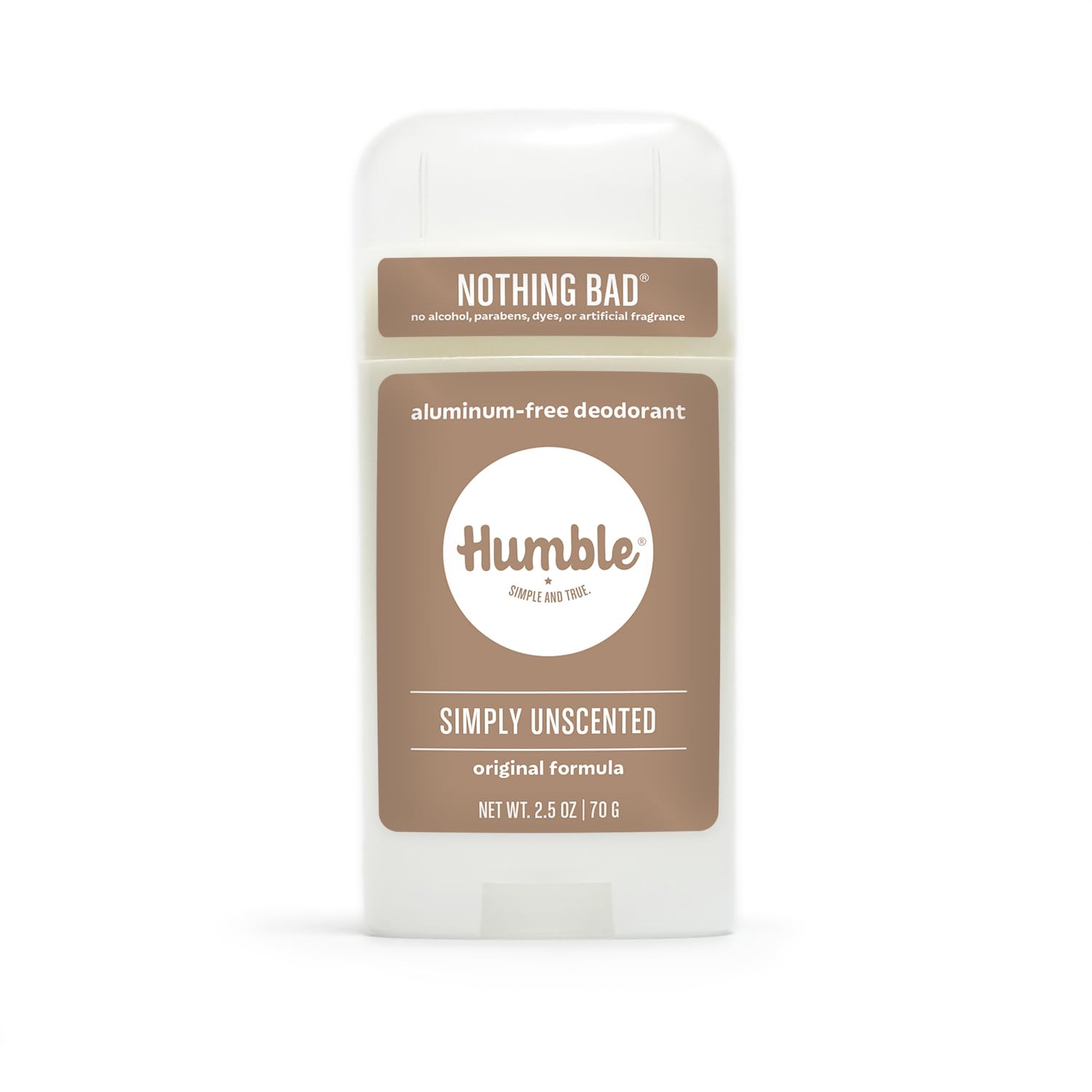 HUMBLE BRANDS Original Formula application swipe showing easy glide.