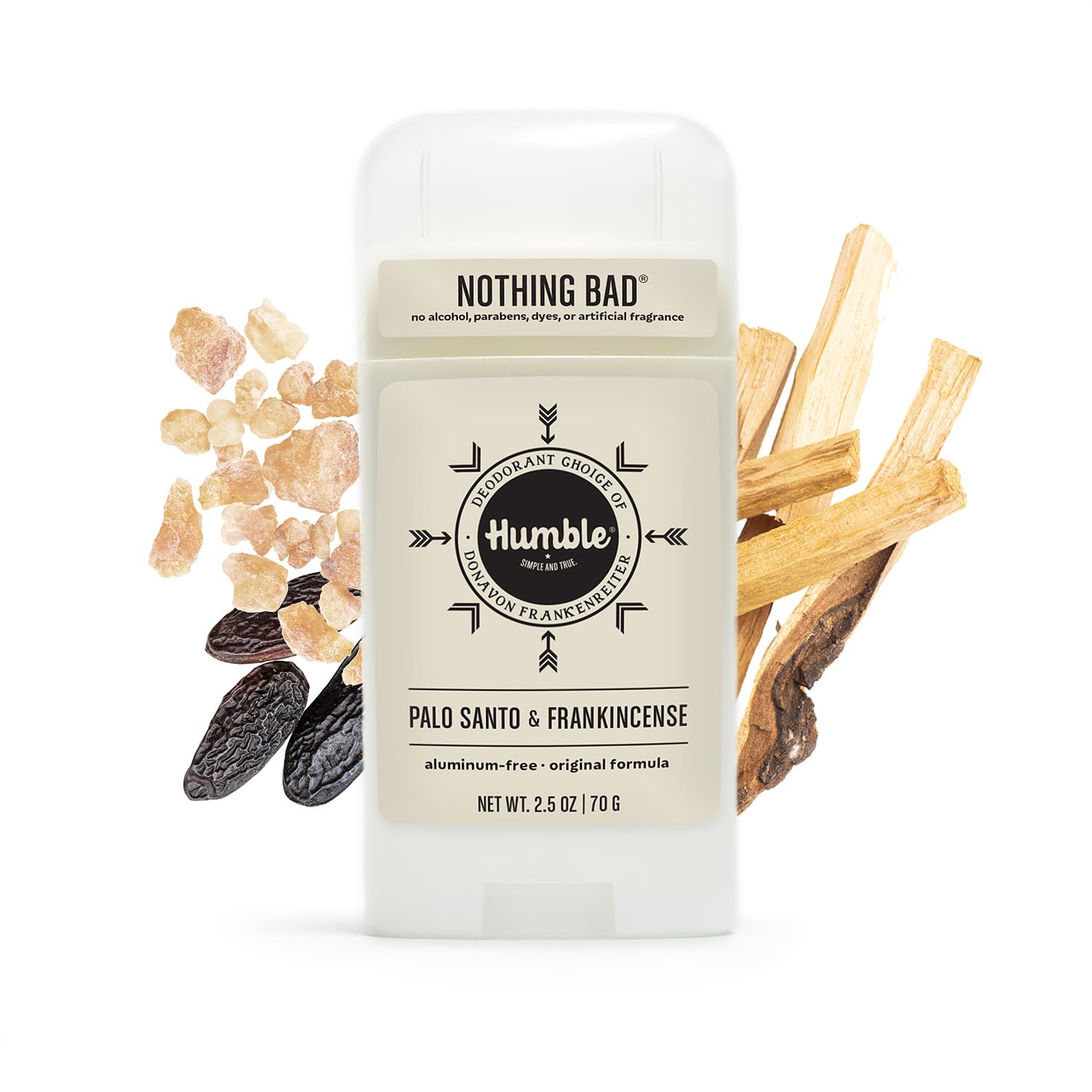 Humble Brands Original Deodorant application underarm demonstrates easy, even coverage.