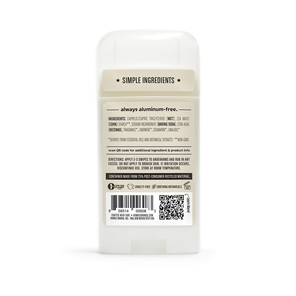 Humble Brands Original Deodorant cruelty-free logo supports ethical choice.