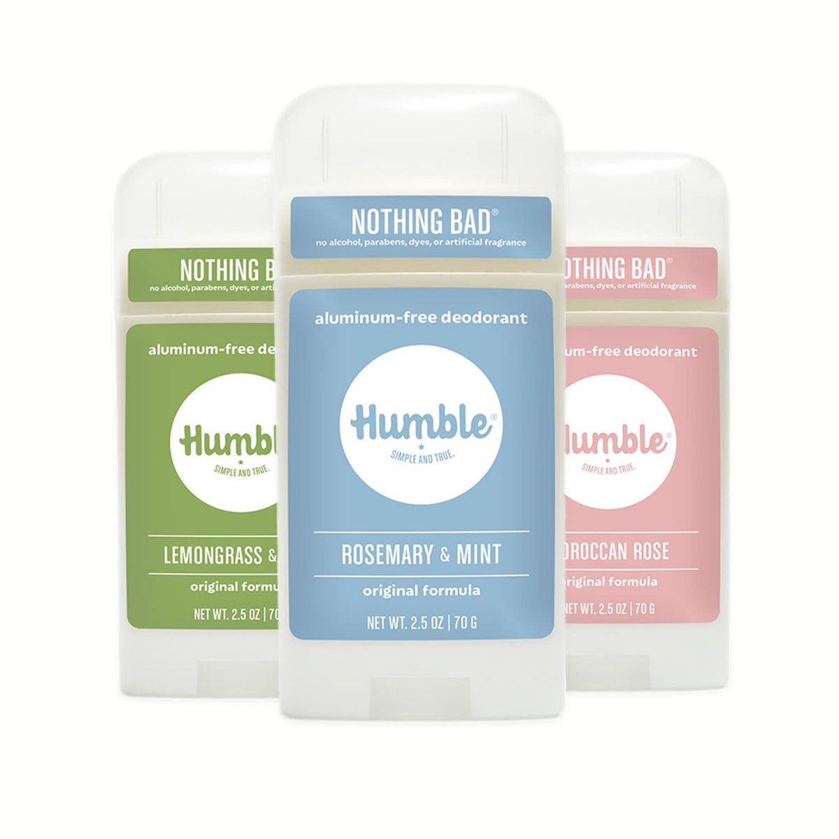 HUMBLE BRANDS Original Formula lemongrass-sage stick with long-lasting odor control.