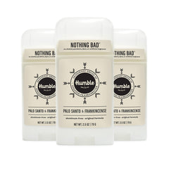 Humble Brands Original Deodorant stick packaging for daily, travel-friendly use.