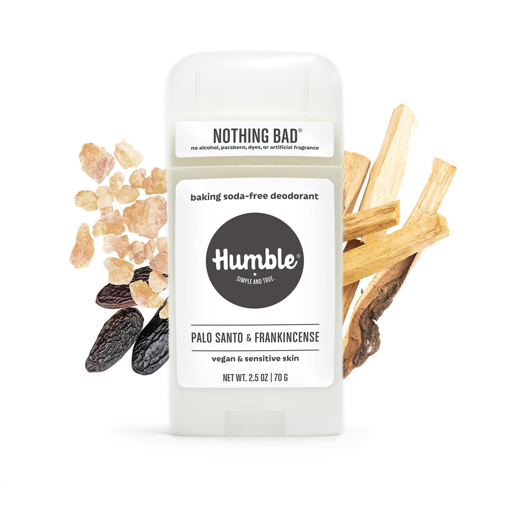 Humble Brands Palo Santo and Frankincense scent profile with woody aroma.