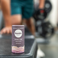 Humble Brands Patchouli-Copal scent profile presents warm, woody notes with calming, balsamic undertones.