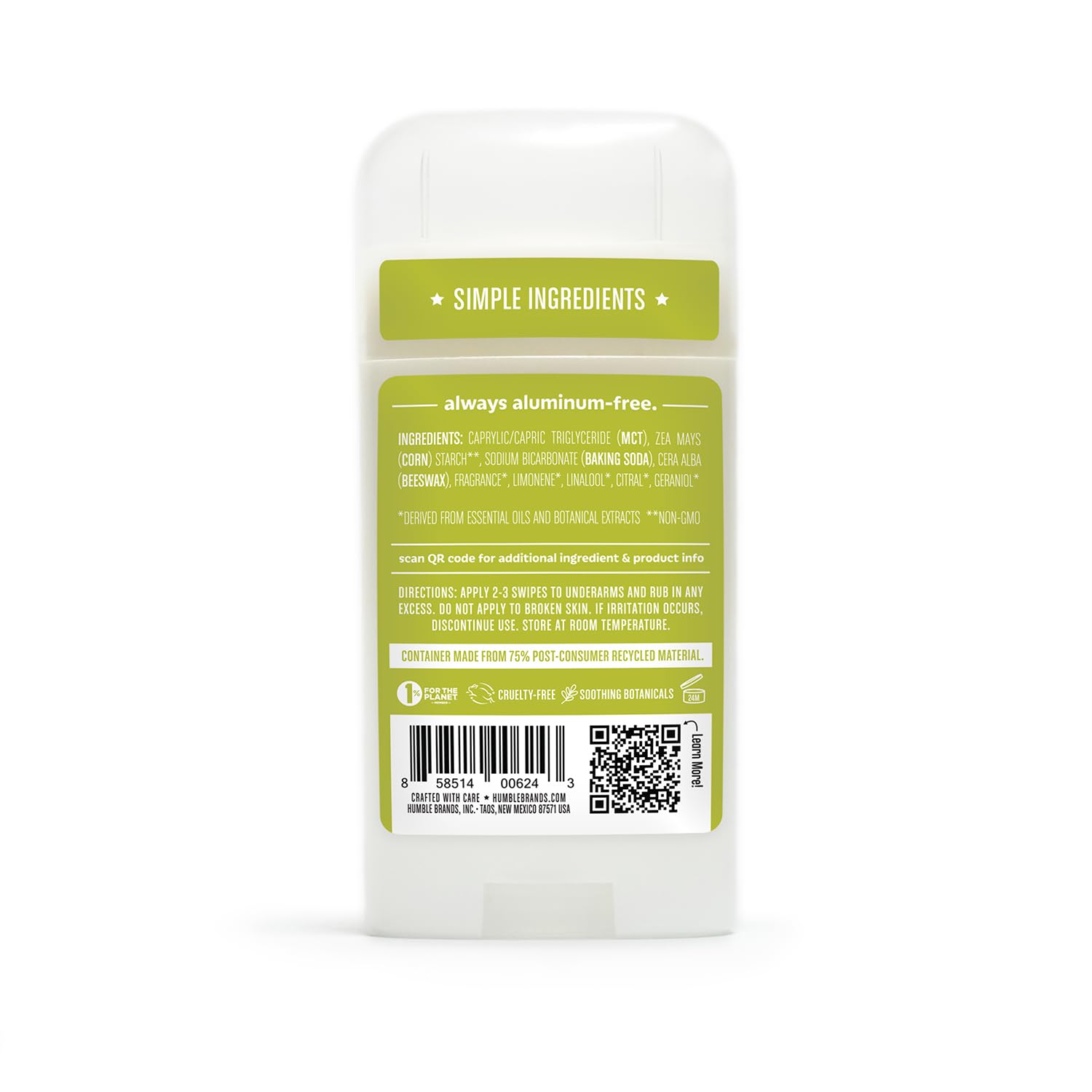 Humble essential oil blend aroma bottle emphasizes refreshing fragrance