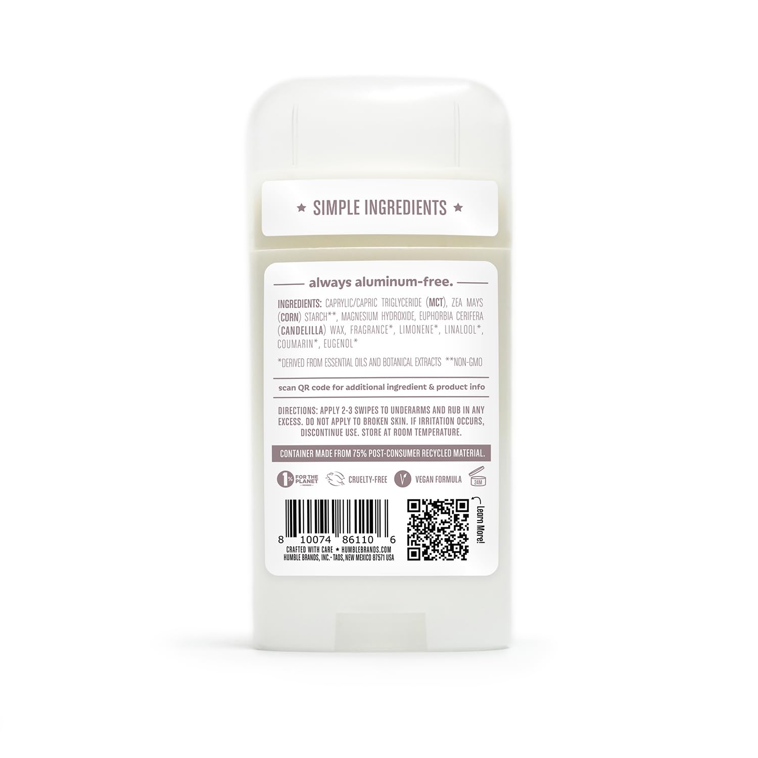 Humble Brands compact packaging supports on-the-go freshness.