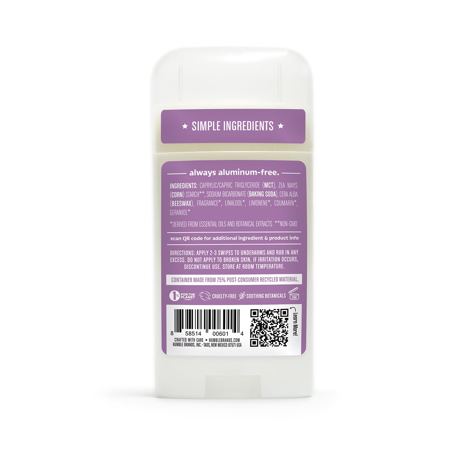 Humble eco-friendly packaging supports sustainable personal care