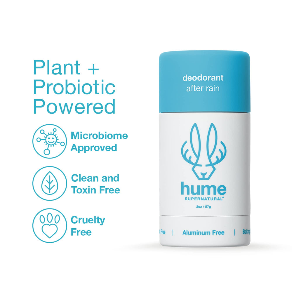 Hume Supernatural aloe and cactus flower closeup emphasizes soothing skin benefits.