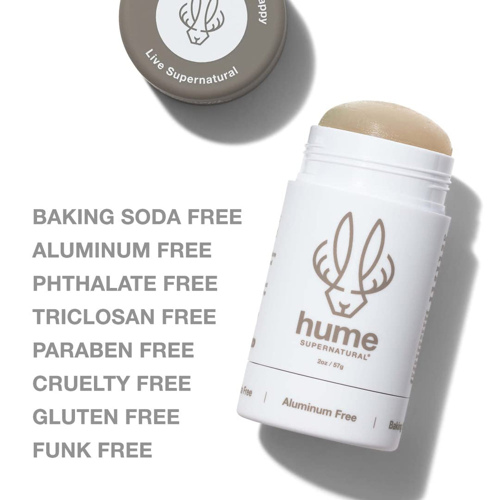 Hume Supernatural cactus flower extract showcases soothing botanicals for sensitive skin.