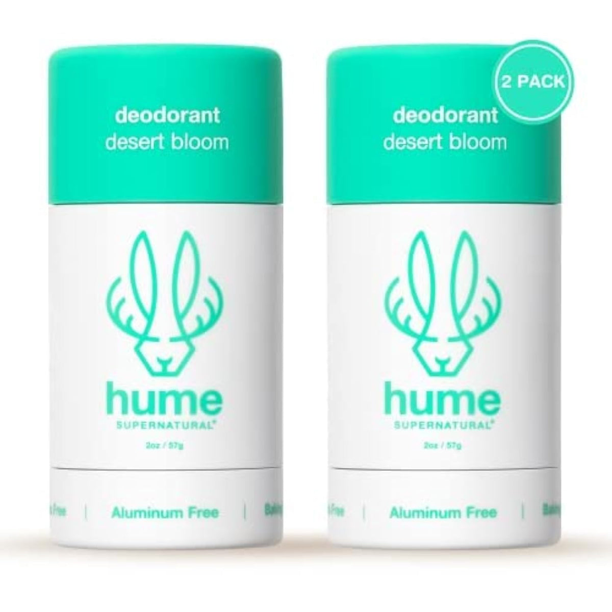 Hume Supernatural Desert Bloom roll-on bottle shows clear formula for dry underarms.