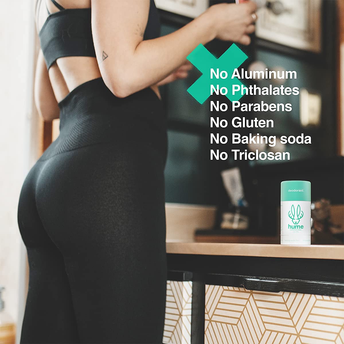 Hume Supernatural long-lasting odor protection during workouts and heat.