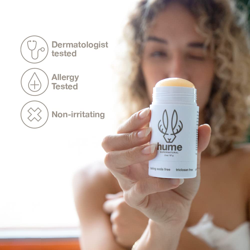 Hume Supernatural unscented formula offers versatile, everyday protection.