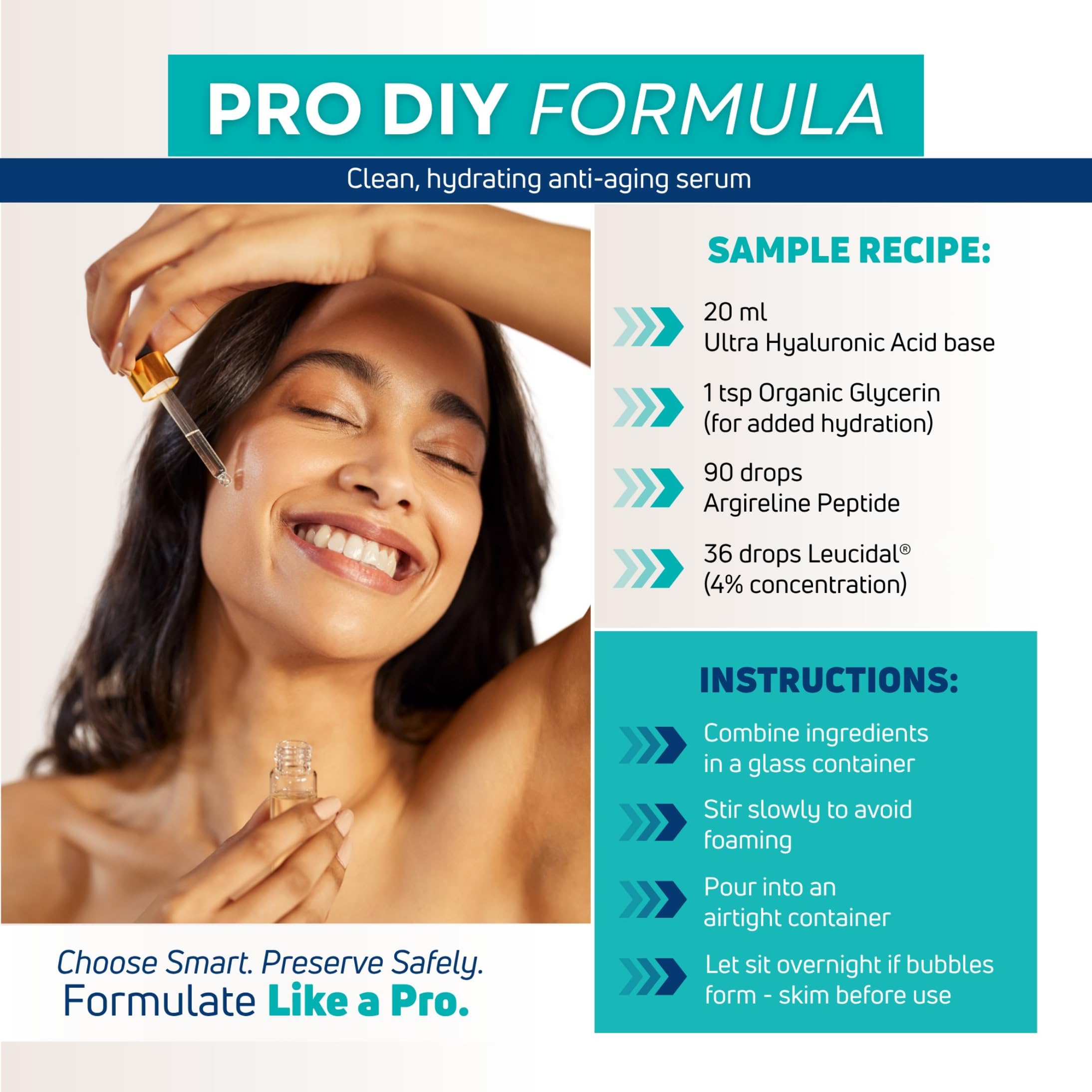 Humidity-stable skincare storage with Leucidal SF Complete.