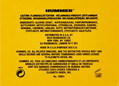 Hummer For Men packaging box shown, gift-ready and premium