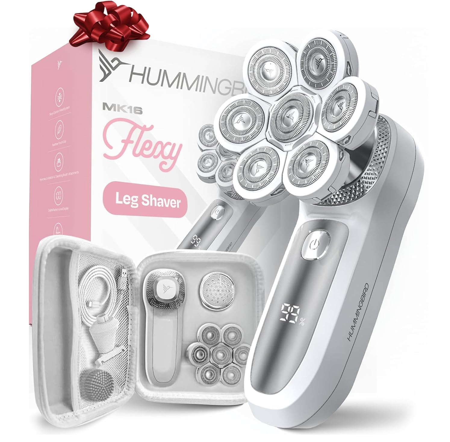 HUMMINGBIRD MK16 Flexy seven-blades close-up for irritation-free shave