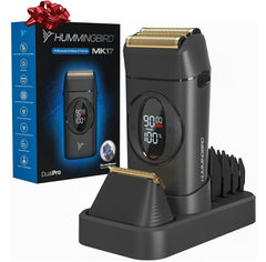 HUMMINGBIRD MK17 dualpro foil head for precise, irritation-free shaving.