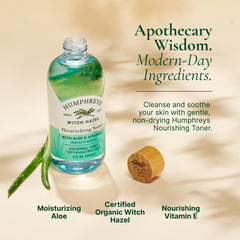 Humphreys Wild-harvested Witch Hazel image emphasizes natural balance from botanicals