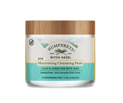 Humphreys cleansing pads pack on countertop for on-the-go cleansing.