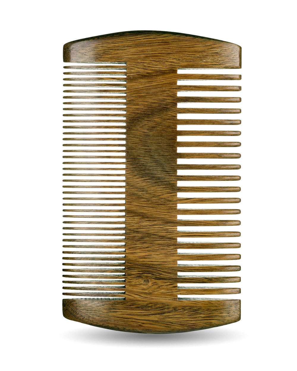 Hunter Jack handmade sandalwood beard comb provides natural aroma and gentle touch during detangling.