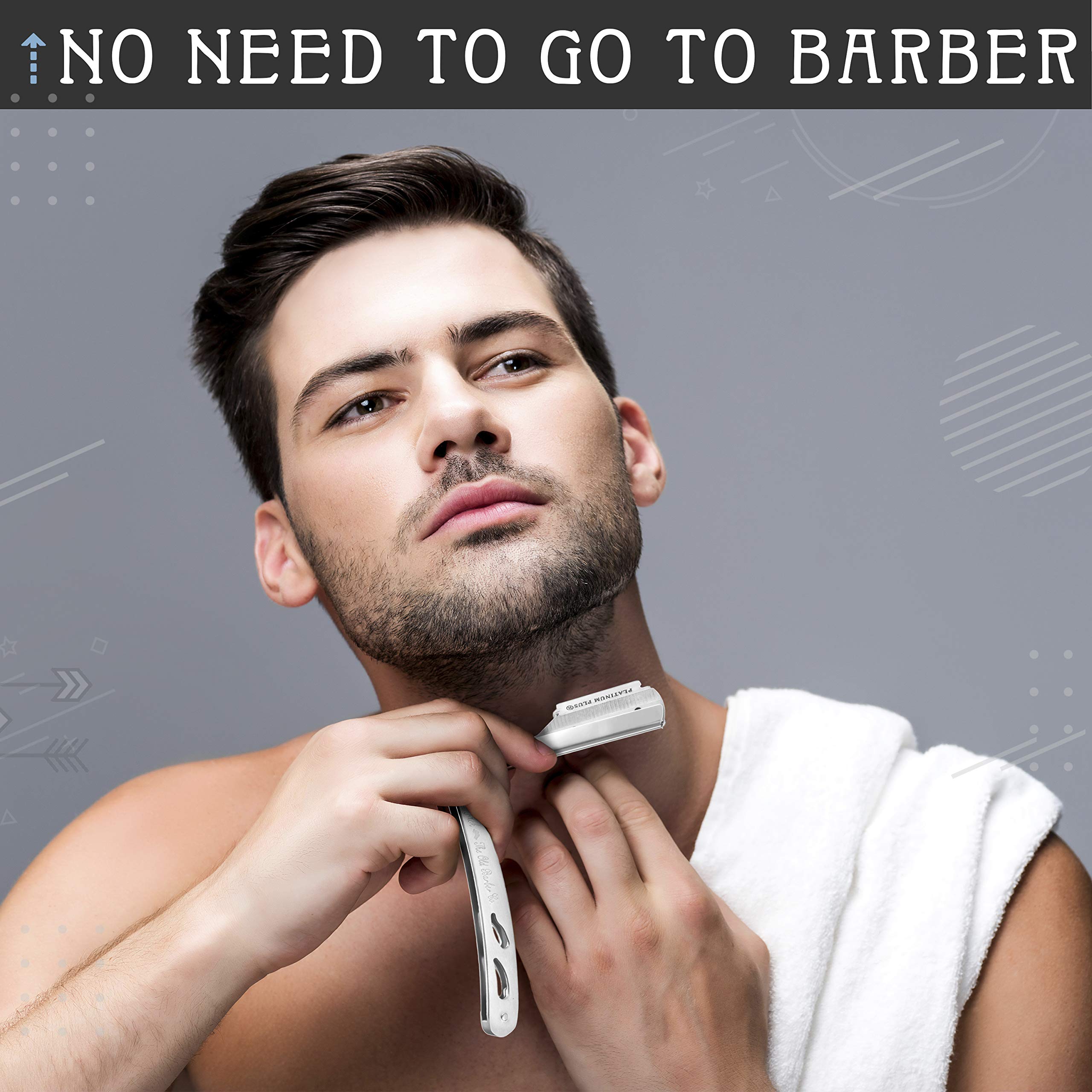 Hunter Jack straight razor kit all-in-one-package for convenience.