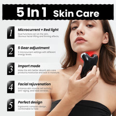 Hunvva EP-300 face lift use highlighting enhanced cheek contour and jawline.