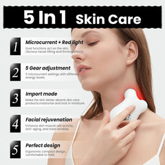 Hunvva EP-300 face-neck oval lift design showing full-face treatment capability