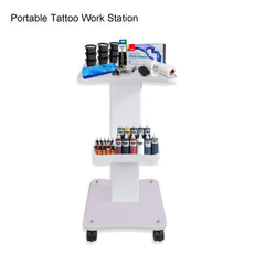 HUOXOU esthetician trolley middle tray stores small items