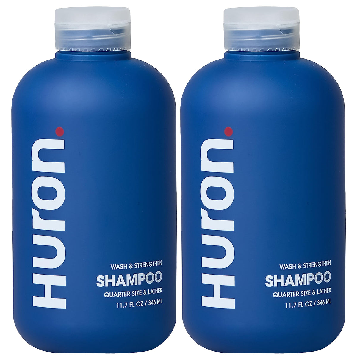 Huron Clean Citrus Woods shampoo bottle with invigorating citrus scent for daily refreshment