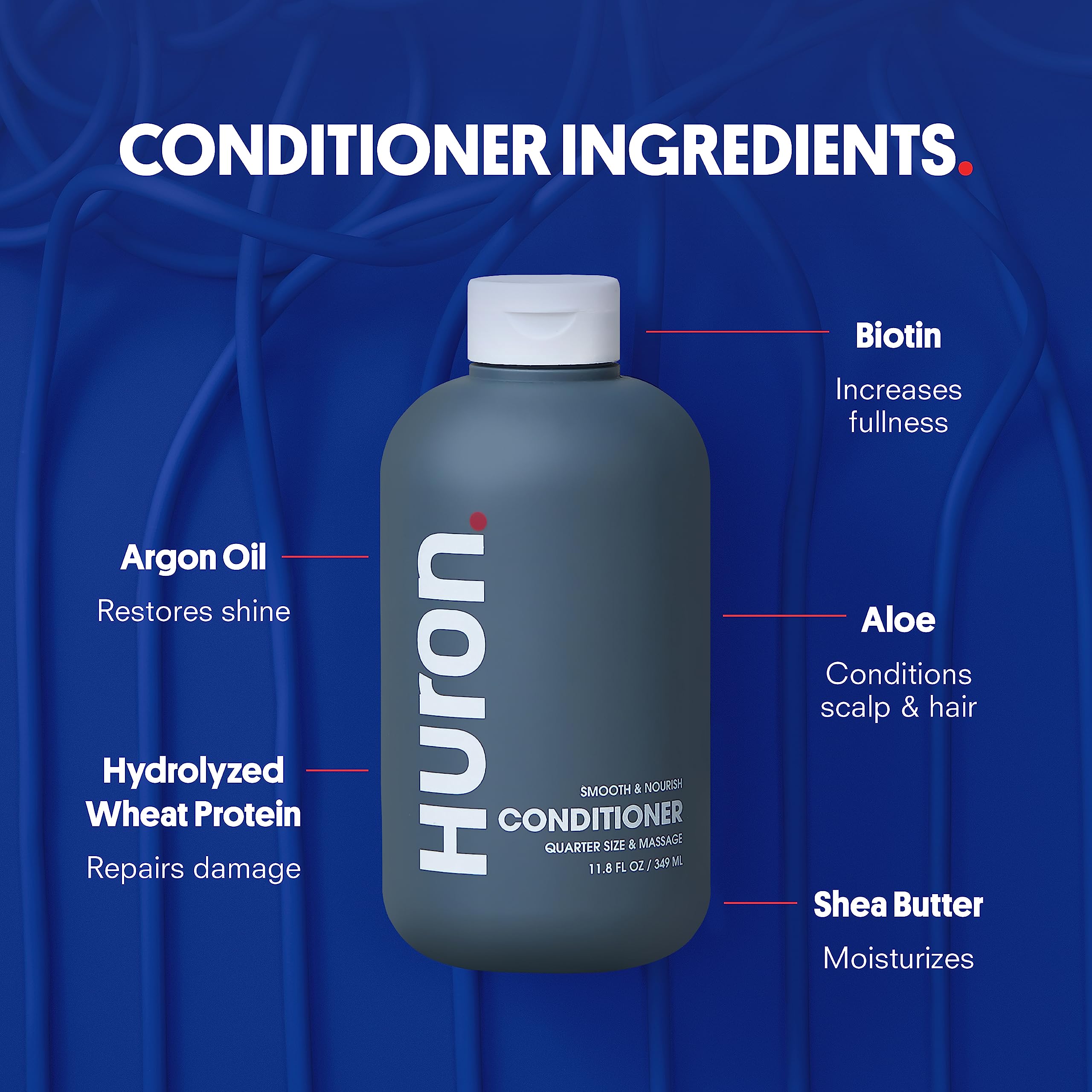 Huron Hair Duo packaging shown as recyclable and eco-conscious