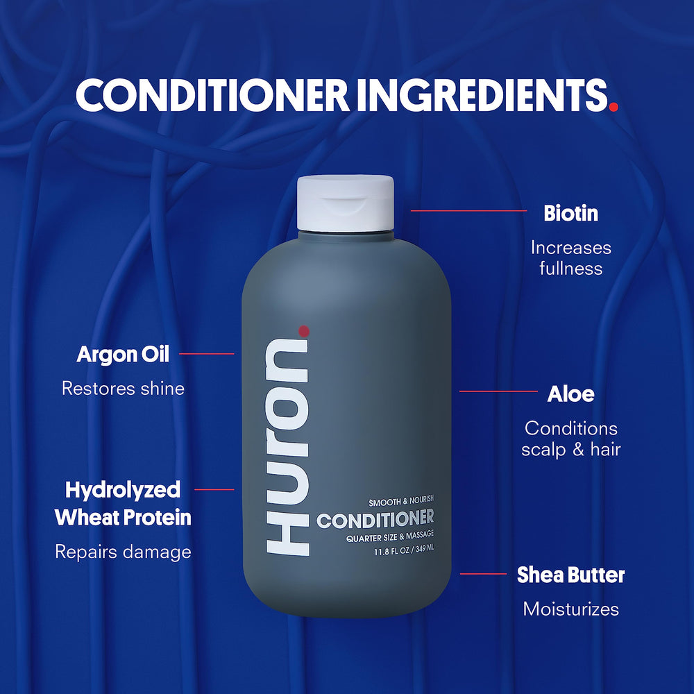 Huron Hair Duo packaging shown as recyclable and eco-conscious
