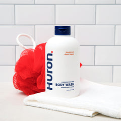 Huron Vitamin E and B5 hydration ingredients support skin moisture.